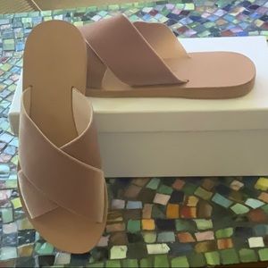 New in Box Kyma Blush Pink Sandals